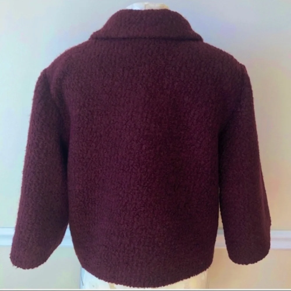 𝅺Anthropologie Raoul for Made in Kind Swing Jacket Coat Size 8P NWT - Picture 8 of 12